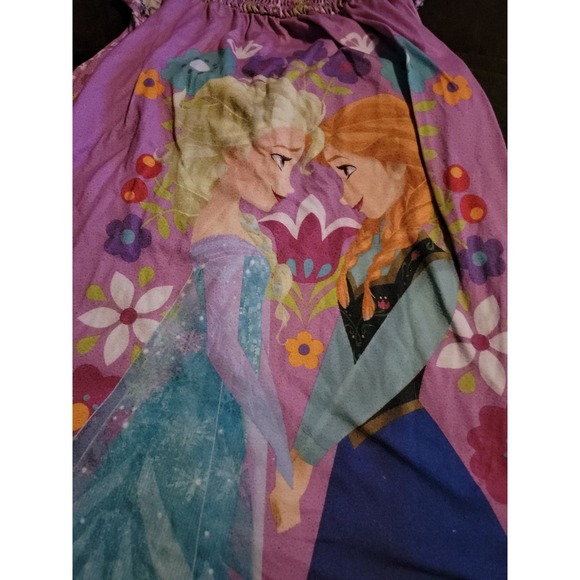 Disney store frozen elsa anna nightgown size 9 10 - Picture 3 of 3